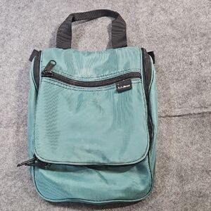 L.L. Bean Green Small Toiletry Bag